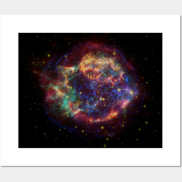 The Cassiopeia A Supernova Remnant Wall Art by SpacePlace